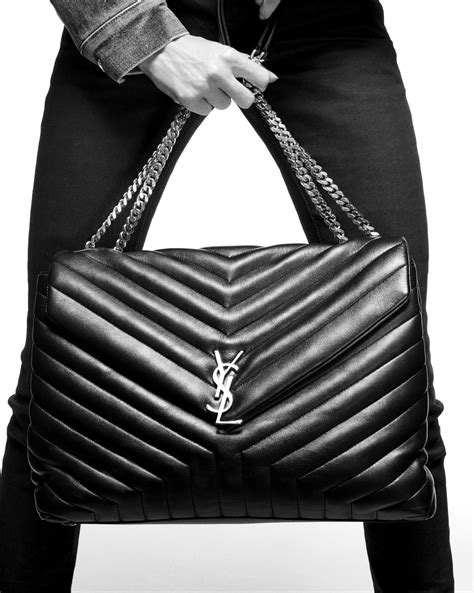 ysl double strap bag|saint laurent quilted shoulder bag.